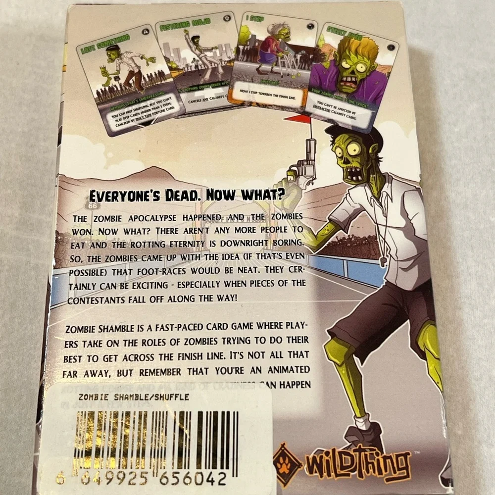✨5/$25✨ Zombie Shamble Fast-Paced Card Game Everyone’s Dead Now What Unopened 8+